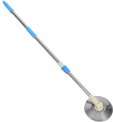 HAPINARY Manche De Balai Rotatif Plastique Vert Tige De Balai Télescopique Et Amovible Ronde Pour Nettoyage Facile Les Coins