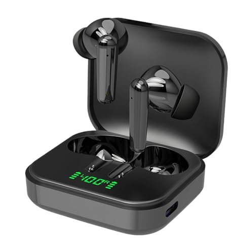 Auriculares Inalámbricos con Cancelación De Ruido - Auriculares Intrauditivos con Micrófono Incorporado | Auriculares con Cancelación De Ruido, Auriculares Intrauditivos Inalámbricos, Auriculares con