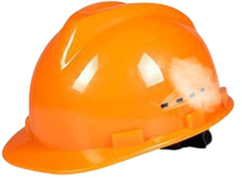 Sicherheits-Schutzhelm, bequemer belüfteter Schutzhelm, flexibler PE-Kopfschutz, schlagfester Kopfschutz, ideal für Bau, Outdoor-Arbeitssicherheitsausrüstung