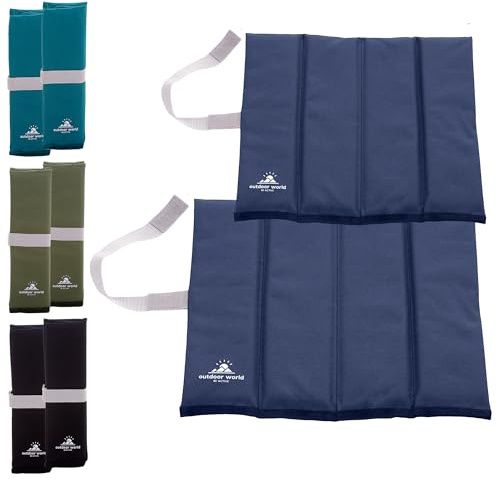 Outdoor World Folding Sit Mat – Lightweight Waterproof Foam Seat Pad for Camping, Hiking, Festivals & Picnics – Compact Foldable Cushion for Outdoor, Stadiums & Garden Use