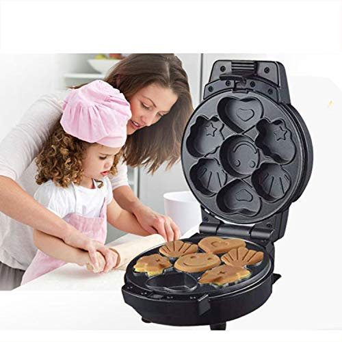 XCXDX 2-in-1 Multi-function Cake Donut Maker Machine, Mini Electric Baking Pan, Detachable Baking Pan, Non-stick Plate