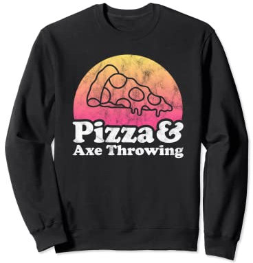 Lanceur de pizza et hache Sweatshirt