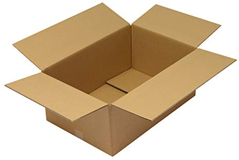 Verpackungsheld Wellpapp-Faltkarton 2-wellig, 600x400x250mm, Qual. 2.30BC, braun, FEFCO 0201, 30 Stück
