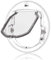 Tbest Chatière Double Vitrage Ronde pour Chat - Porte Verrouillable À 4 Voies pour Fenêtre - Petite Porte pour Animaux De Compagnie