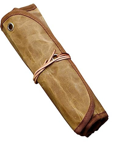TOPBATHY Camping Cutlery Pouch Picnic Bag Portable Tableware Bag Hanging Organizer