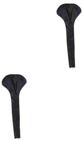 Sosoport 2 Pièces couverture de chauffage housse parasol chauffant Housse pour radiateur de terrasse réchauffeurs de chaleur plus chaud housse de chauffage de terrasse électrique Black