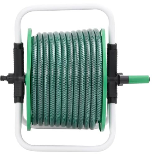 3281513 Enrouleur de tuyau autonome avec kit de raccordement de tuyau 0,75 20 m