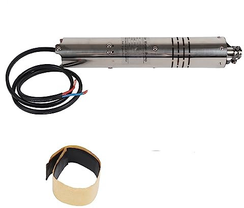 Baxnore Bomba sumergible, bomba de agua solar de acero inoxidable, bomba de CC sin escobillas resistente al calor para riego de jardín (S123T-20)
