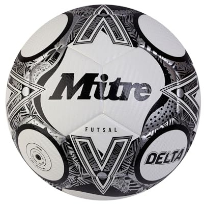 Mitre Delta Futsal 24 Pallamano, Nero/Bianco, 4