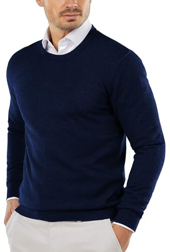 COOFANDY Pull col Rond Homme Pulls Fins légers tricoté Sweats pour vêtements décontractés ou habillés