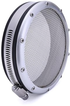 Tucool Racing Turbo Screen Filter Turbo Inlet Grill Protector Guard Turbo Intake Filter Cover Thickened Stainless Steel Mesh (102mm (4 inch))