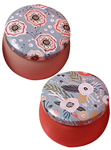 jojofuny 2piezas Mini Caja De Almacenamiento Para Refrigerios De Hojalata Tarro Sellado Para Té Pequeño Organizador De Cocina Tapa Hermética Para Encimera