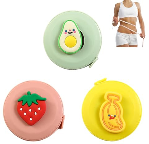 3er Set Maßband Körper,Massband Körper Cartoon 1.5m,Körpermaßband,Schneidermaßband,Massband Kinder,Measuring Tape,Schneider Maßband Nähen,Messband Körpergröße,Umfangmaßband für Körpermaße,Schneidern