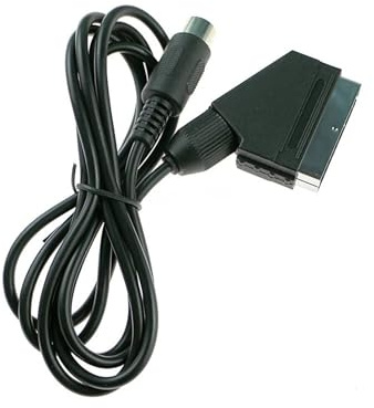 1 câble péritel RGB de 1,8 m for broche Pal V for Sega for Mega for Drive 1 MD1 câble RGB for console Sega for Genesis 1