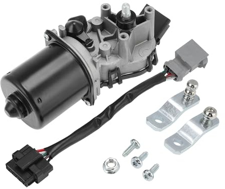 Hihaha Front Windscreen Wiper Motor for Dacia Logan MCV 2012-2023 for Dacia Sandero 2012-2023 5 Pin Front Windshield Wiper Motor Replacement W/Cable 288006475R