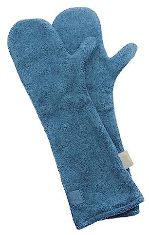 Homoyoyo Pet Grooming Gloves for Dog and Horse Paw Cleaning, Absorbent Microfiber Drying Mitts, Suitable for Bath and Paw Care, Random Color