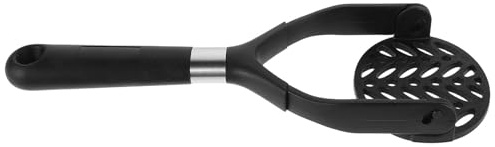 SHINEOFI Presse-purée Pliable Robuste avec Poignée Noire Ergonomique Outil Créatif de Cuisine pour Écraser Pommes de Terre Fruits et Préparer Aliments Gain de Place et Nettoyage Facile