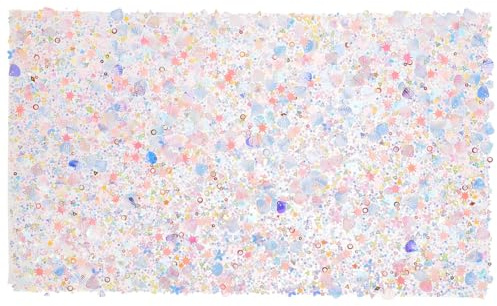 TOPBATHY Tapis de manucure pliable avec paillettes brillantes et repose-mains pour une utilisation sur table