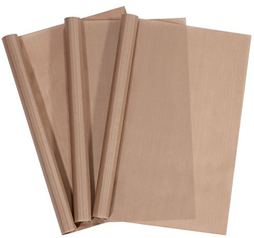 Carta da forno riutilizzabile (set da 3 pezzi, 40 x 60 cm), facile da tagliare, lavabile in lavastoviglie, rispettoso dell'ambiente, carta da forno riutilizzabile