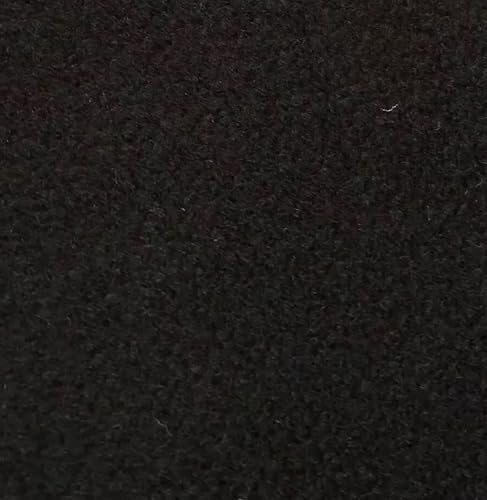 Nadelfilz Extra-Flex Meterware Restauration Innenraumverkleidung Instandhaltung Camperausbau 206 cm Breite (206 x 100 cm, Schwarz)
