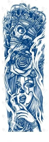 Juice Full Arm Tattoo Sticker Håller I 15 Dagar Ört Semi-Permanent Tatuering Sticker Full Arm Juice Tattoo Sticker
