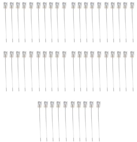 Tomotato 50 Pezzi Ganci per Pannelli Doghe, 20 cm Ganci per Appendere a Parete a Doghe per Centro Commerciale Domestico, Ganci per Display a Griglia per Pannelli Forati