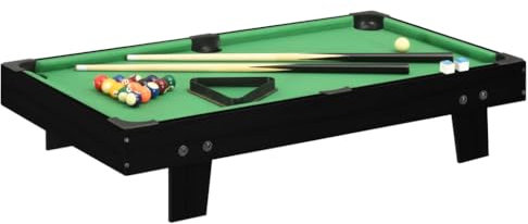 Furniture Select-3 Feet Mini Billardtisch 92x52x19cm Schwarz und Grün