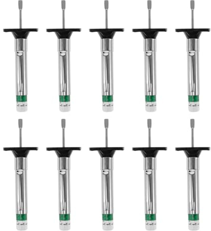 TOPPERFUN Jauge De Profondeur Pneu 10 Pièces Outil De Mesure Précis De La Bande De Roulement Règle De Bande De Roulement Et Stylo Marqueur Pour Voiture Et Moto