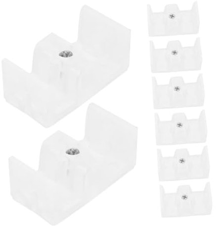 SEWOART Shower Door Parts 8pcs Silicone Guiding Blocks Noise Reduction Anti-Collision Bumper for Sliding Doors