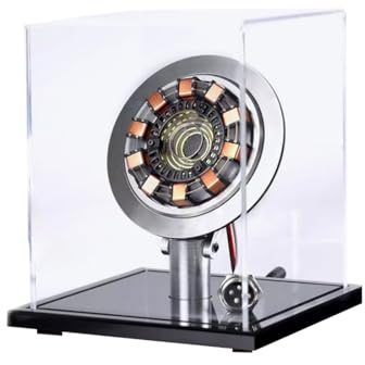 Kidaromo Reattore ad arco a forma di cuore 1:1 MK1, replica classica di modello fantascientifico con effetto luce, decorazione da tavolo da collezione premium per appassionati di film e amanti della