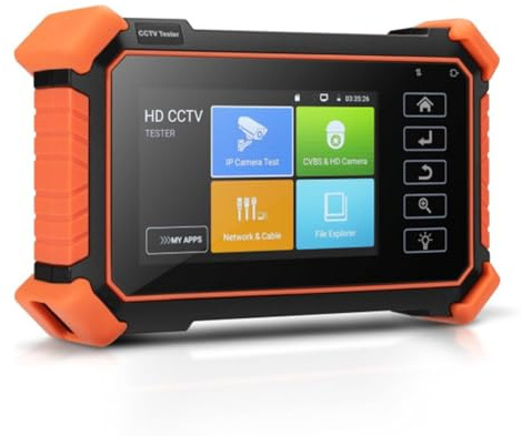 Muuookka Tester per Cavi WiFi UTP IPC-1900 Plus Tester di Videosorveglianza di Rete per Testare la Spina UE di Sorveglianza di Rete