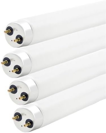 Tubes Fluorescents T5 14W 563mm, 4 Pack Blanc Froid 6500K, Base G5, Faible Consommation D'énergie, éclairage D'urgence à économie D'énergie, Convient Pour Cuisine, Salle De Bain, Armoire, Garage