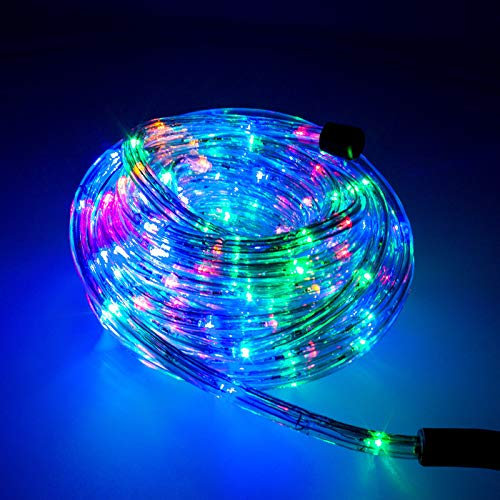 Helles LED Lichtband Lichterkette Lichterschlauch 36 LED/M F3 für Wohnung Balkon Garten in vielen Farben Rot Grün Blau Gelb Pink Weiß Warm-Weiß RGB