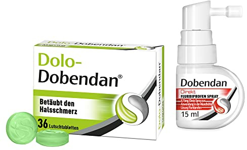 Dolo- Dobendan Direkt Lutschtabletten 36er & Dobendan Direkt Spray