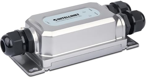 Intellinet 561778 Gigabit Poe+ High-Power Injektor für den Außenbereich Silber