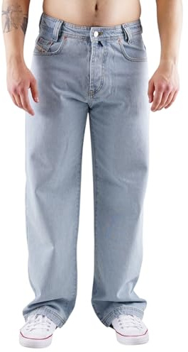 Picaldi® Zicco 474 säckiga jeans | lös och säckig passform | raka ben | lösa och breda byxor, Salvador, 38W x 32L