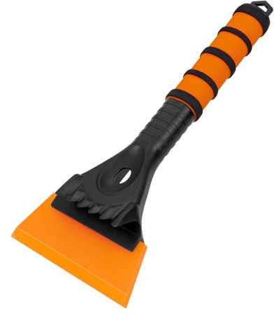 BEEWAY Ice Scraper - Wide 13cm TPU Blade - Efficency and No Scratches Ice Snow Frost Removal for Car SUV Truck Windscreen and Windows