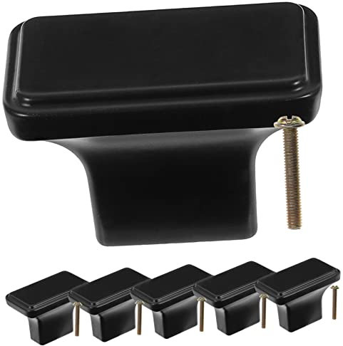 Homoyoyo 6stücke Türgriff Aus Zinklegierung Für Schranktüren Bücherregale Und Quadratischen Möbelknöpfen Metallgriffe Für Kommoden Und Möbelzubehör Ersatzgriff Für Schranktüren