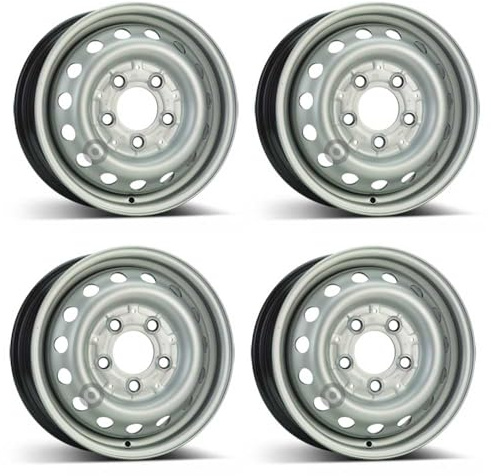 4x Alcar Stahlfelgen 4-8555 6.0Jx15 ET75 5x130 kompatibel mit Mercedes Benz Sprinter
