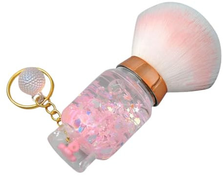 BELLIFFY Makeup Brush Gas Bottle Makeup Brush for Blush Powder and Highlighter for Face Nose Shadow Soft Bristles Travel-friendly