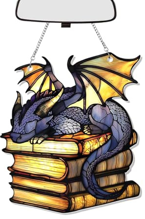 2 Pieces 15cm Dragon Light Catcher Book Dragon Sun Catcher Dragon Suncatchers For Window Dragon Sun Catcher Craft Pendant Acrylic Ornament Dragon Light Catcher Cute Decor For Home Garden