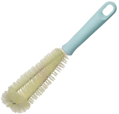 Spazzole per bottiglie – Spazzola lunga per la pulizia delle bottiglie, manico corto a , multiuso, portatile, per bicchieri, bicchieri, boccette, tazze, contenitori