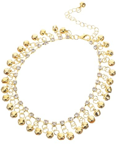IMIKEYA Bracelet De Cheville Pour Femmes Bracelet Avec Clochette Et Pompon Bijou Élégant Pour Poignet Pour Plage Et Fête