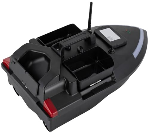 GPS Fischen KöDer Boot GPS KöDerboot, Doppelmotor AngelausrüStung für Teich & See, 500m Reichweite, 4H Akku,GPS Fischen KöDer Boot Ersatzpropeller & Tasche