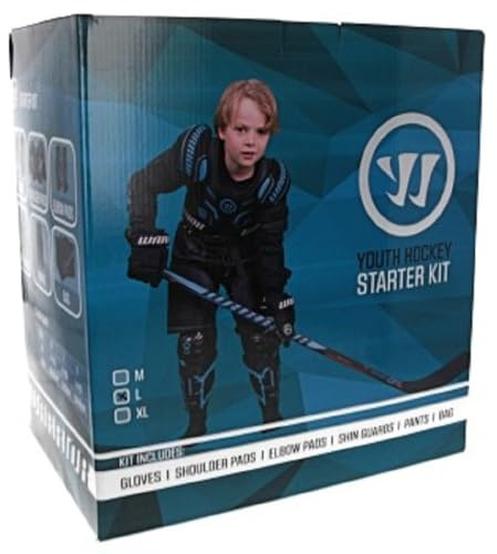 WARRIOR Youth Hockey Starter Kit, Taglia:L