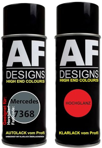 Alex Flittner Designs Spraydose für Mercedes - Benz 7368 Flintgrau Metallic