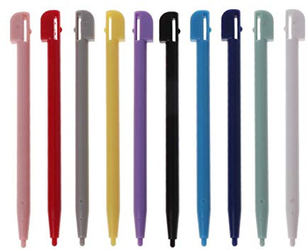 Ocity Lot de 10 stylets en plastique pour écran tactile Nintendo DS Lite NDSL