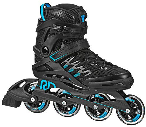 Roller Derby Aerio Q-84 Men's Inline Skates - Black/Blue - Size 11