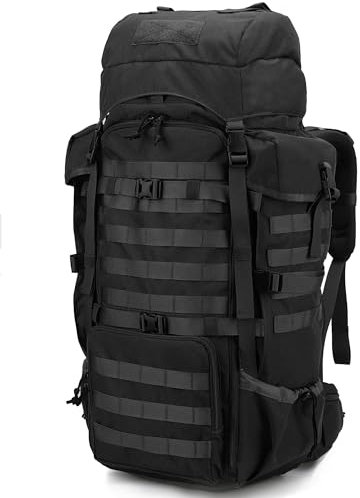 Mardingtop 70L Militär Rucksack Trekkingrucksack mit Regenschutz Wanderrucksack im Freien Große Kapazität Taktischer Rucksack für Wandern, Bergsteigen und Reisen