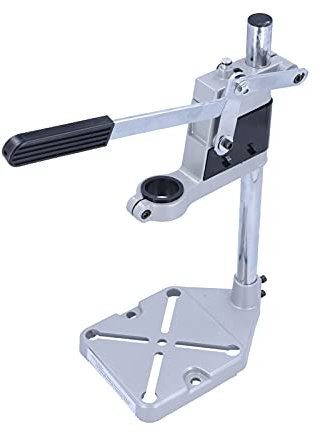 Tnfeeon Base del Supporto per Trapano a Colonna, Supporto per Trapano Singolo Fino a 60 Mm Supporto per Trapano da Banco per Trapani Elettrici per Utensili Rotanti per Trapani da Banco per